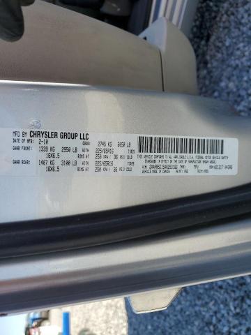 2A4RR5D15AR253166 - 2010 CHRYSLER TOWN & COU ვერცხლისფერი ფოტო 13
