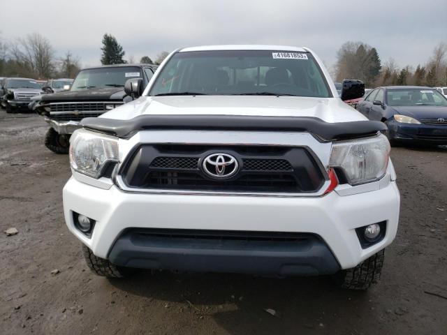 3TMMU4FNXDM059706 - 2013 TOYOTA TACOMA DOU WHITE photo 5