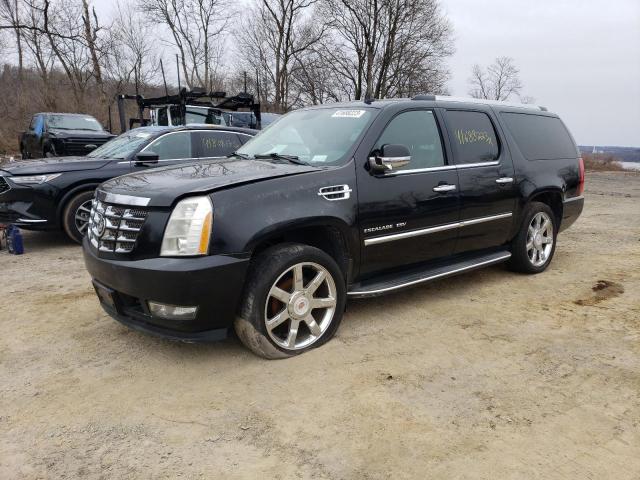 1GYS4HEF5BR380423 - 2011 CADILLAC ESCALADE E BLACK photo 1