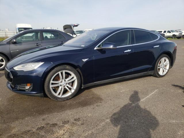 5YJSA1S16EFP50559 - 2014 TESLA MODEL S Կապույտ լուսանկար 1