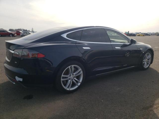 5YJSA1S16EFP50559 - 2014 TESLA MODEL S Կապույտ լուսանկար 3
