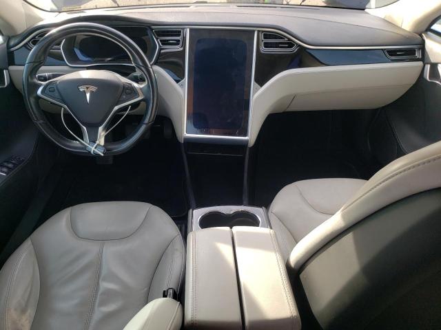 5YJSA1S16EFP50559 - 2014 TESLA MODEL S Կապույտ լուսանկար 8