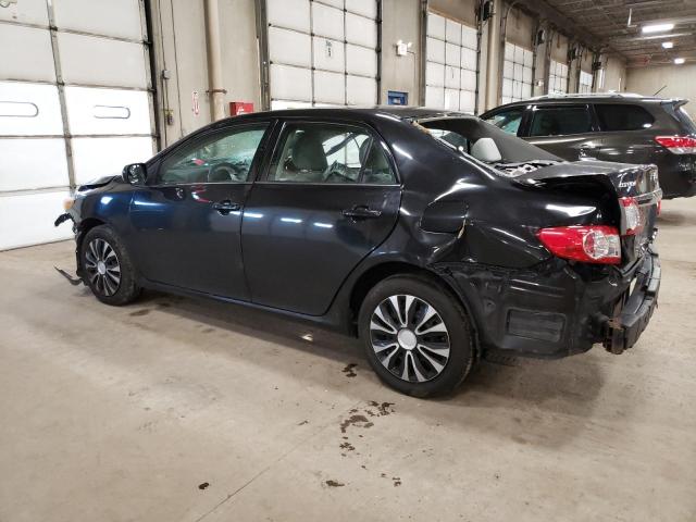 5YFBU4EEXDP169253 - 2013 TOYOTA COROLLA BA BLACK photo 2