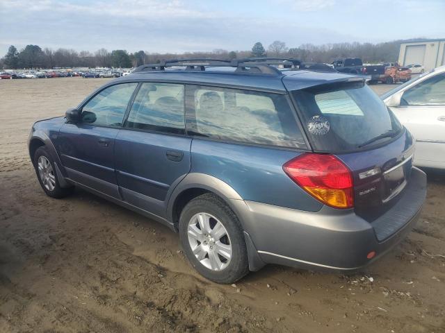 4S4BP61C857377850 - 2005 SUBARU LEGACY OUT BLUE photo 2