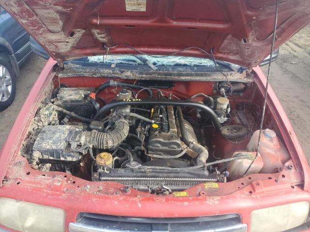 2CNBE13C416939064 - 2001 CHEVROLET TRACKER RED photo 12