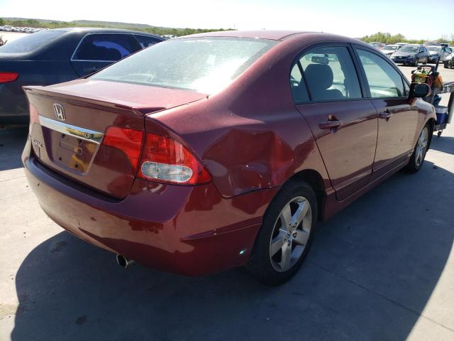 2HGFA1F6XAH538440 - 2010 HONDA CIVIC LX-S მუქწითელი ფოტო 4