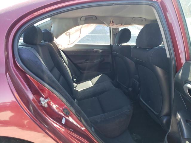 2HGFA1F6XAH538440 - 2010 HONDA CIVIC LX-S მუქწითელი ფოტო 6