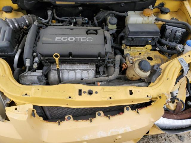 KL1TD5DE5AB113380 - 2010 CHEVROLET AVEO LS 黄色 照片 11