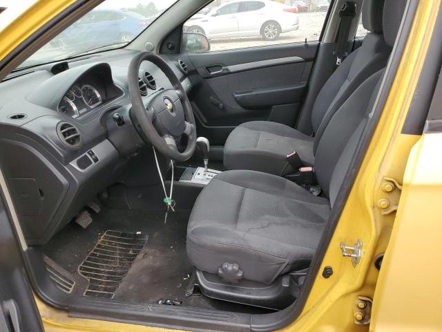 KL1TD5DE5AB113380 - 2010 CHEVROLET AVEO LS 黄色 照片 7