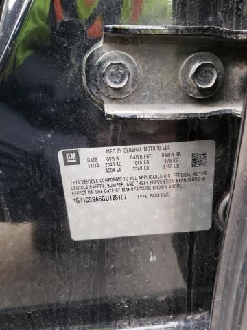 1G11C5SA6GU128107 - 2016 CHEVROLET MALIBU LIM 黑色 照片 10