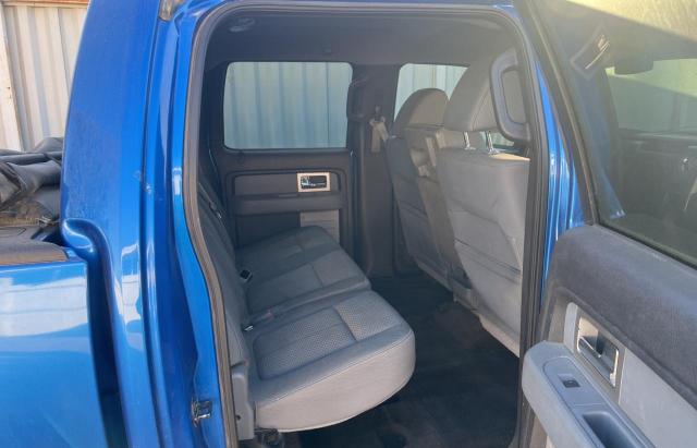 1FTFW1EFXBFA07372 - 2011 FORD F150 SUPER BLUE photo 6