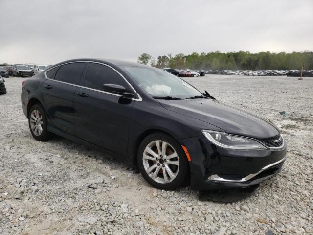 1C3CCCAB0GN162721 - 2016 CHRYSLER 200 BLACK photo 1