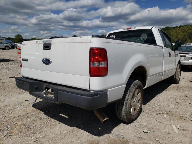 1FTRF12298KD24980 - 2008 FORD F150 WHITE photo 4