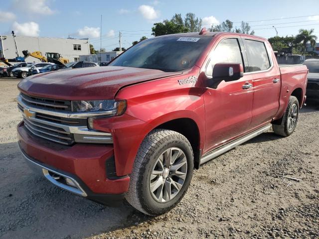 1GCUYHED5NZ170670 - 2022 CHEVROLET SILVERADO RED photo 1