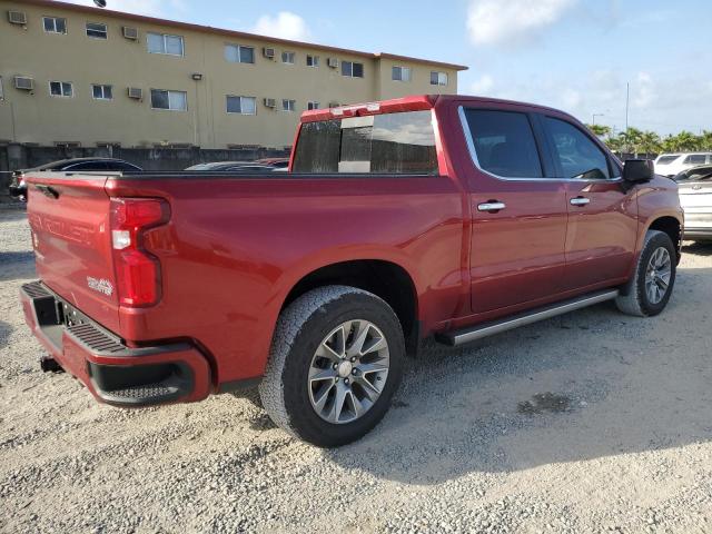 1GCUYHED5NZ170670 - 2022 CHEVROLET SILVERADO RED photo 3