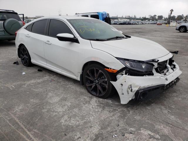 19XFC2F85LE001599 - 2020 HONDA CIVIC SPOR WHITE photo 1