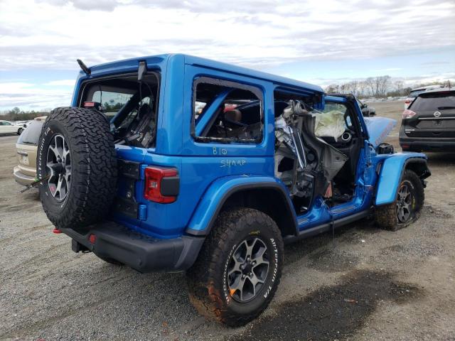 1C4JJXFM8NW111291 - 2022 JEEP WRANGLER BLUE photo 4