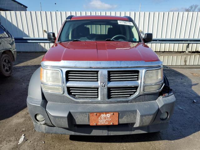 1D8GU28K97W636624 - 2007 DODGE NITRO SXT ORANGE photo 5