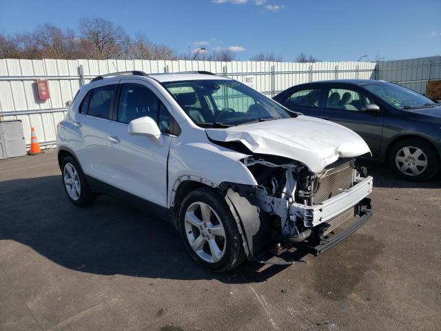 3GNCJNSB5FL163588 - 2015 CHEVROLET TRAX LTZ WHITE photo 1