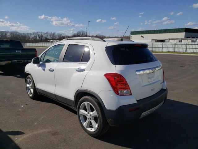 3GNCJNSB5FL163588 - 2015 CHEVROLET TRAX LTZ WHITE photo 3