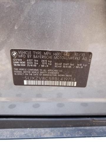 5UXZV8C59BL419754 - 2011 BMW X5 XDRIVE5 GRAY photo 13