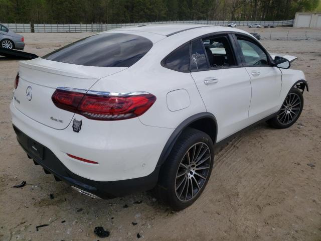 W1N0J8EB2MF909942 - 2021 MERCEDES-BENZ GLC COUPE WHITE photo 4