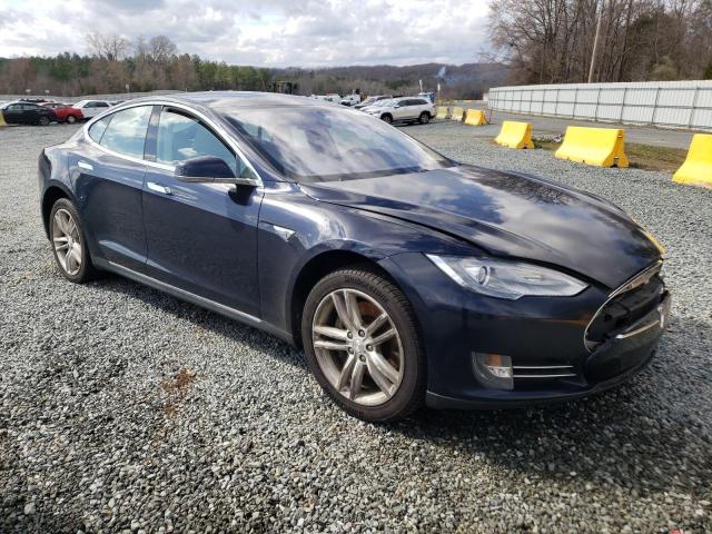 5YJSA1CN2DFP26503 - 2013 TESLA MODEL S Կապույտ լուսանկար 4