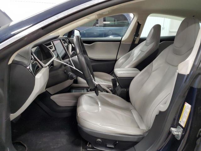 5YJSA1CN2DFP26503 - 2013 TESLA MODEL S Կապույտ լուսանկար 7