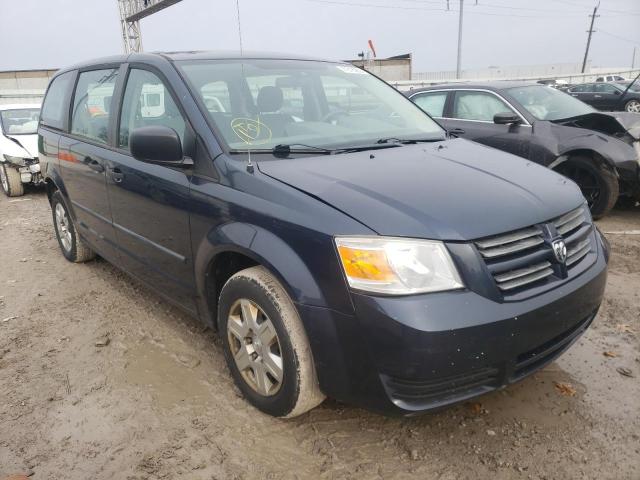 1D8HN44H98B179166 - 2008 DODGE CARAVAN BLUE photo 1