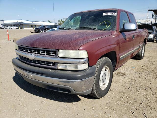 1GCEC19V32Z347287 - 2002 CHEVROLET SILVRDO LT MAROON photo 2