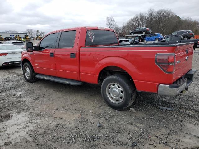 1FTVW1CTXDKD55378 - 2013 FORD F150 SUPER RED photo 2