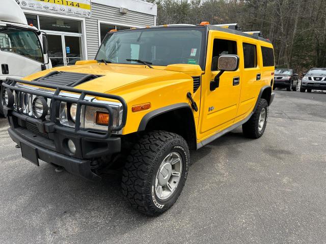 5GRGN23U93H144564 - 2003 HUMMER H2 YELLOW photo 2