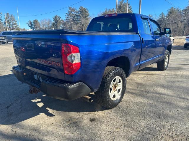 5TFUM5F12EX056619 - 2014 TOYOTA TUNDRA DOU BLUE photo 4