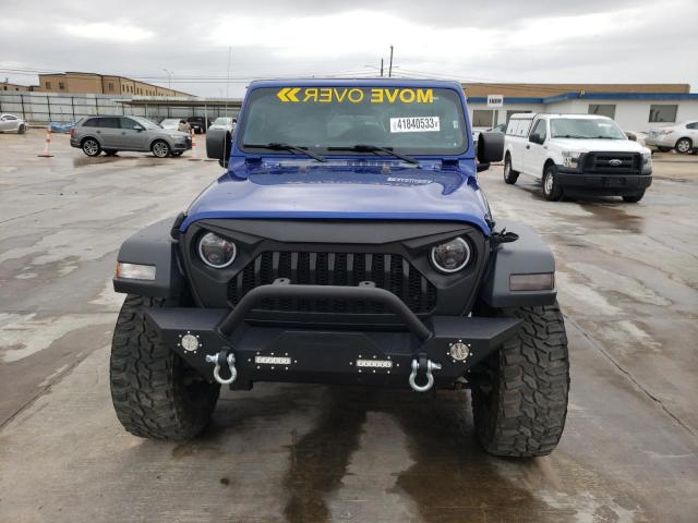 1C4HJXDN2JW283756 - 2018 JEEP WRANGLER U Синій фото 5