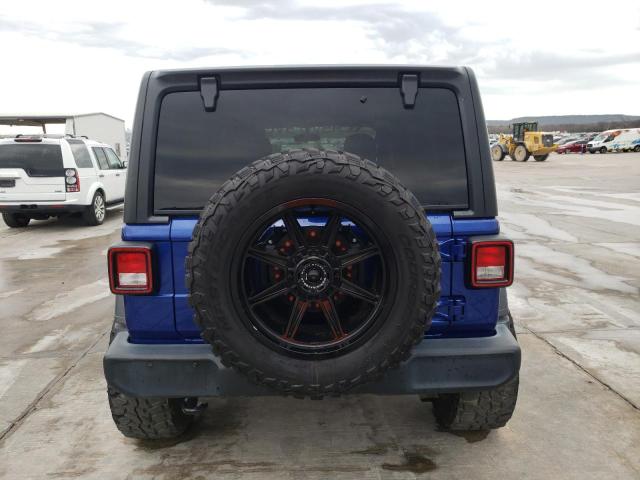 1C4HJXDN2JW283756 - 2018 JEEP WRANGLER U Синій фото 6