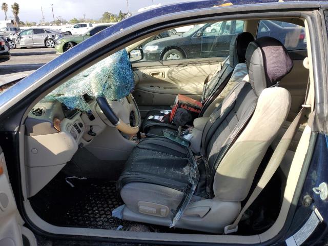 2T1CE22P32C015847 - 2002 TOYOTA CAMRY SOLA BLUE photo 7