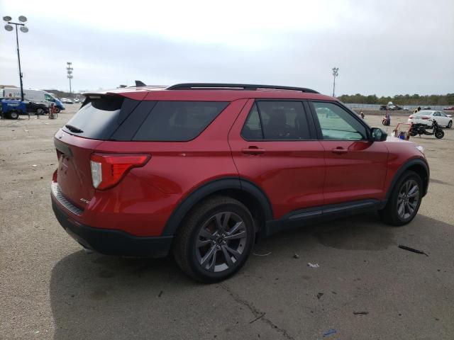 1FMSK8DH9NGA13518 - 2022 FORD EXPLORER X RED photo 3