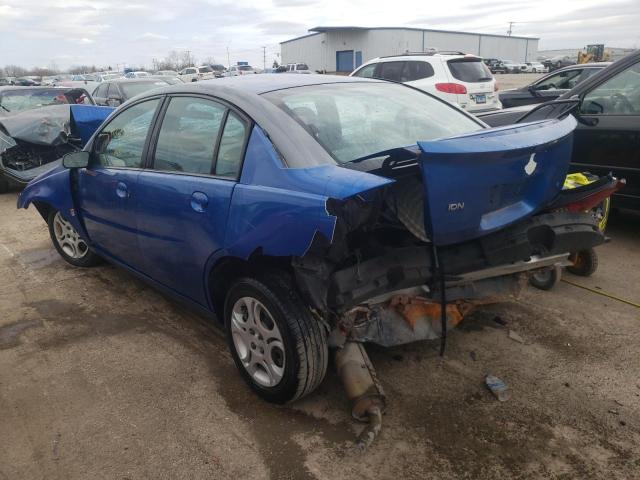 1G8AJ52F83Z128917 - 2003 SATURN ION LEVEL Mavi foto 3