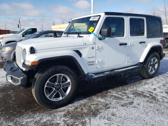 1C4HJXEG7MW820884 - 2021 JEEP WRANGLER U WHITE photo 1