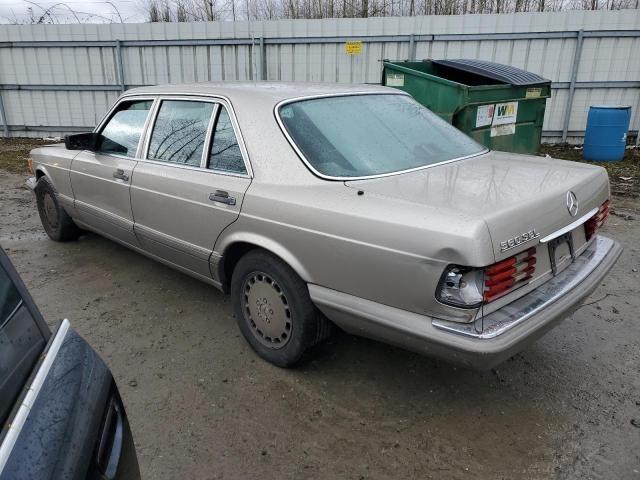 WDBCA39E5MA581410 - 1991 MERCEDES-BENZ 560 SEL BEIGE photo 2