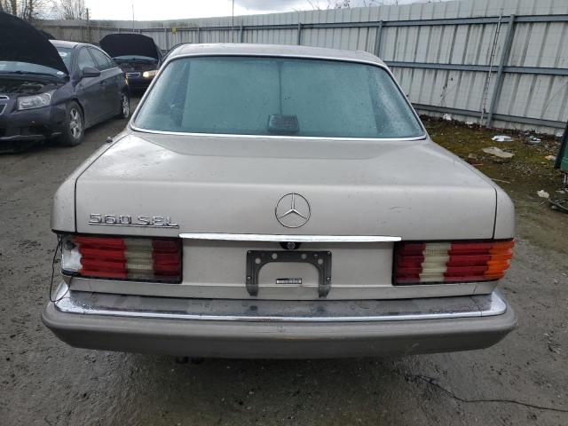 WDBCA39E5MA581410 - 1991 MERCEDES-BENZ 560 SEL BEIGE photo 6