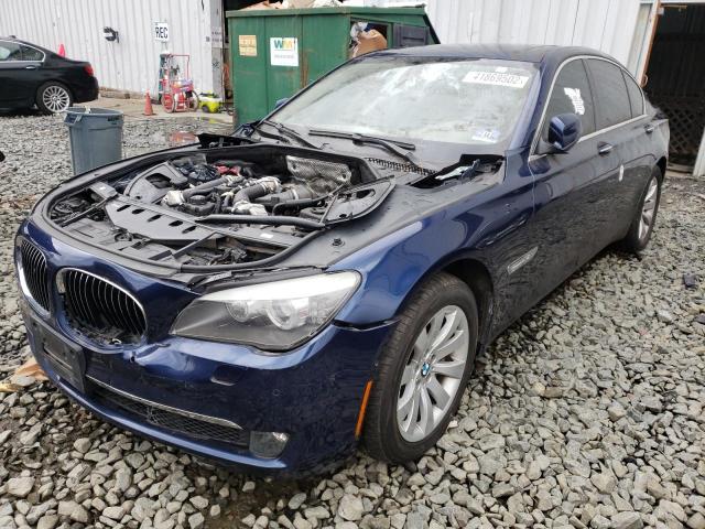 WBAKC6C5XAC393688 - 2010 BMW 750 I XDRI BLUE photo 2