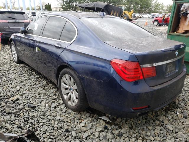 WBAKC6C5XAC393688 - 2010 BMW 750 I XDRI BLUE photo 3