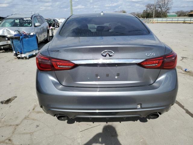 JN1EV7APXJM358277 - 2018 INFINITI Q50 LUXE GRAY photo 6