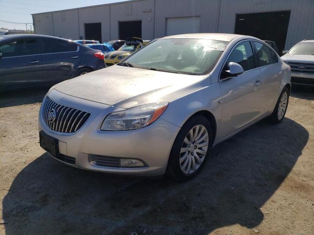 W04GR5EC7B1074043 - 2011 BUICK REGAL CXL SILVER photo 1