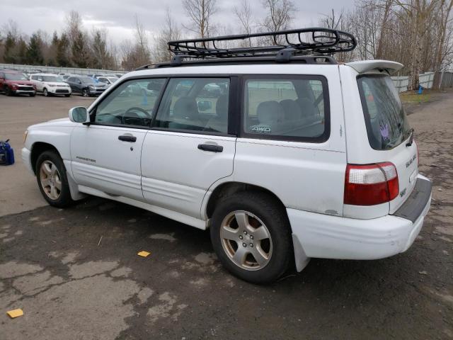 JF1SF656X1H725525 - 2001 SUBARU FORESTER S WHITE photo 2