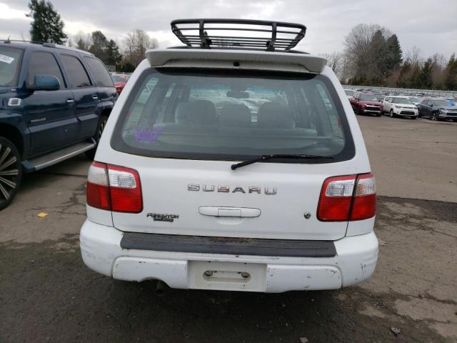 JF1SF656X1H725525 - 2001 SUBARU FORESTER S WHITE photo 6