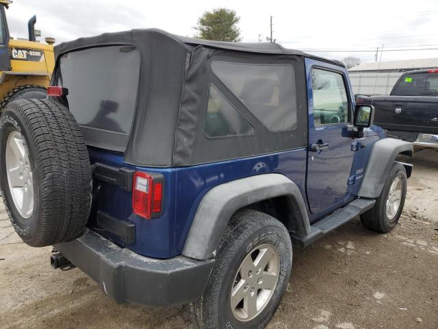 1J4AA2D15AL105773 - 2010 JEEP WRANGLER S BLUE photo 3