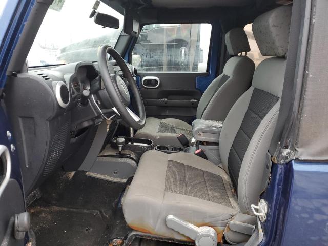 1J4AA2D15AL105773 - 2010 JEEP WRANGLER S BLUE photo 7