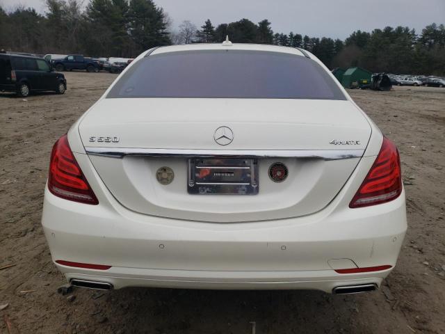 WDDUG8FB5EA046225 - 2014 MERCEDES-BENZ S 550 4MAT WHITE photo 6